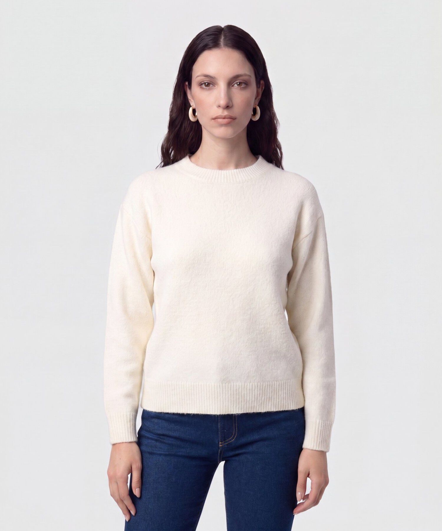 Saco de Punto B&aacute;sico para Mujer