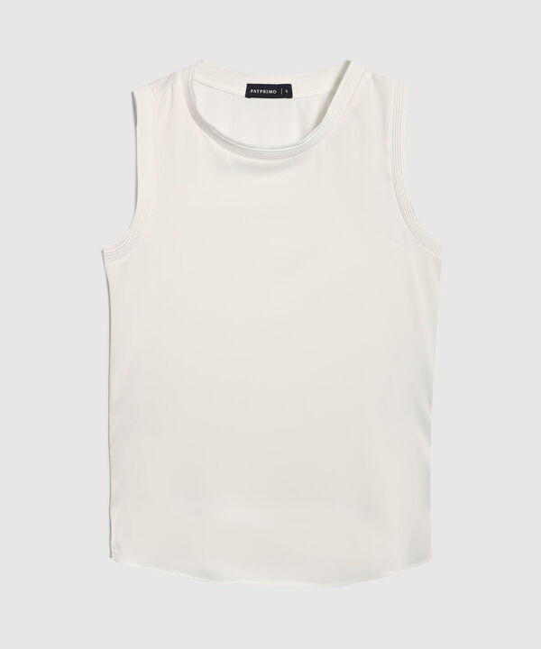 Blusa Unicolor Manga Sisa