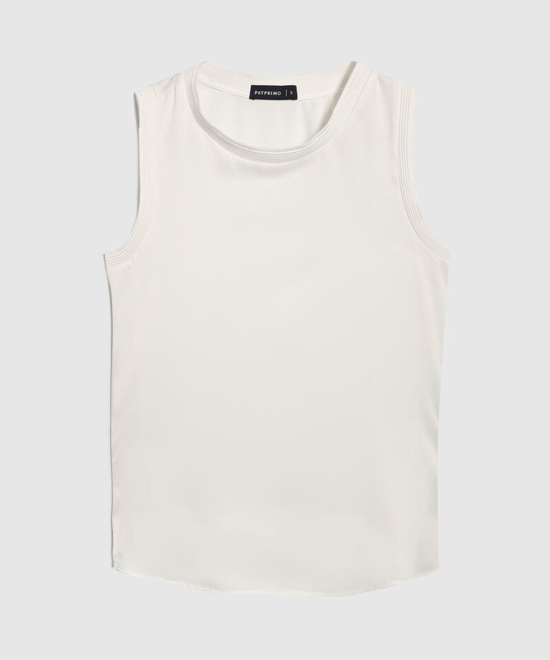 Blusa Unicolor Manga Sisa