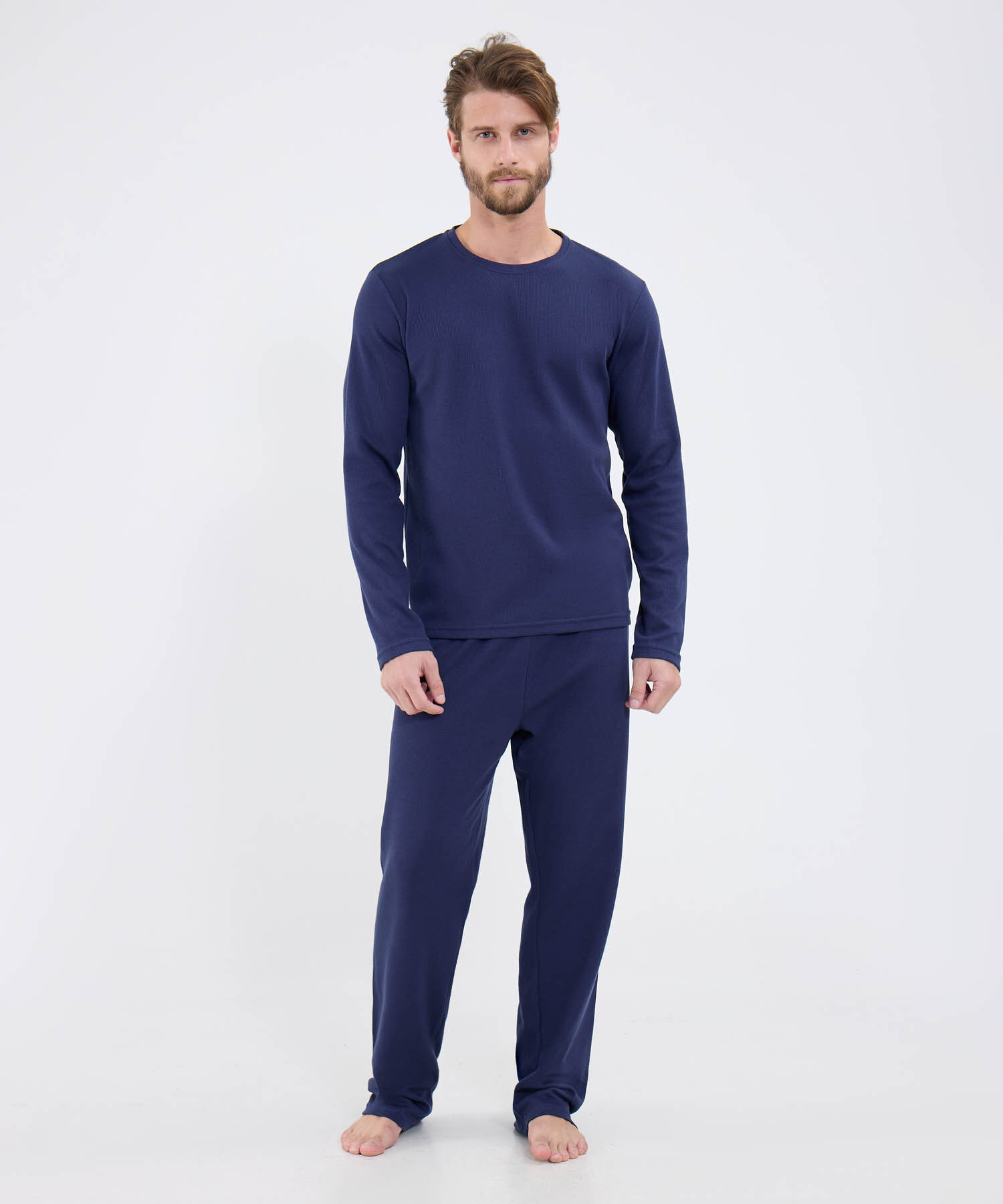 Conjunto Pijama Camibuso Con Pantalon Para Hombre