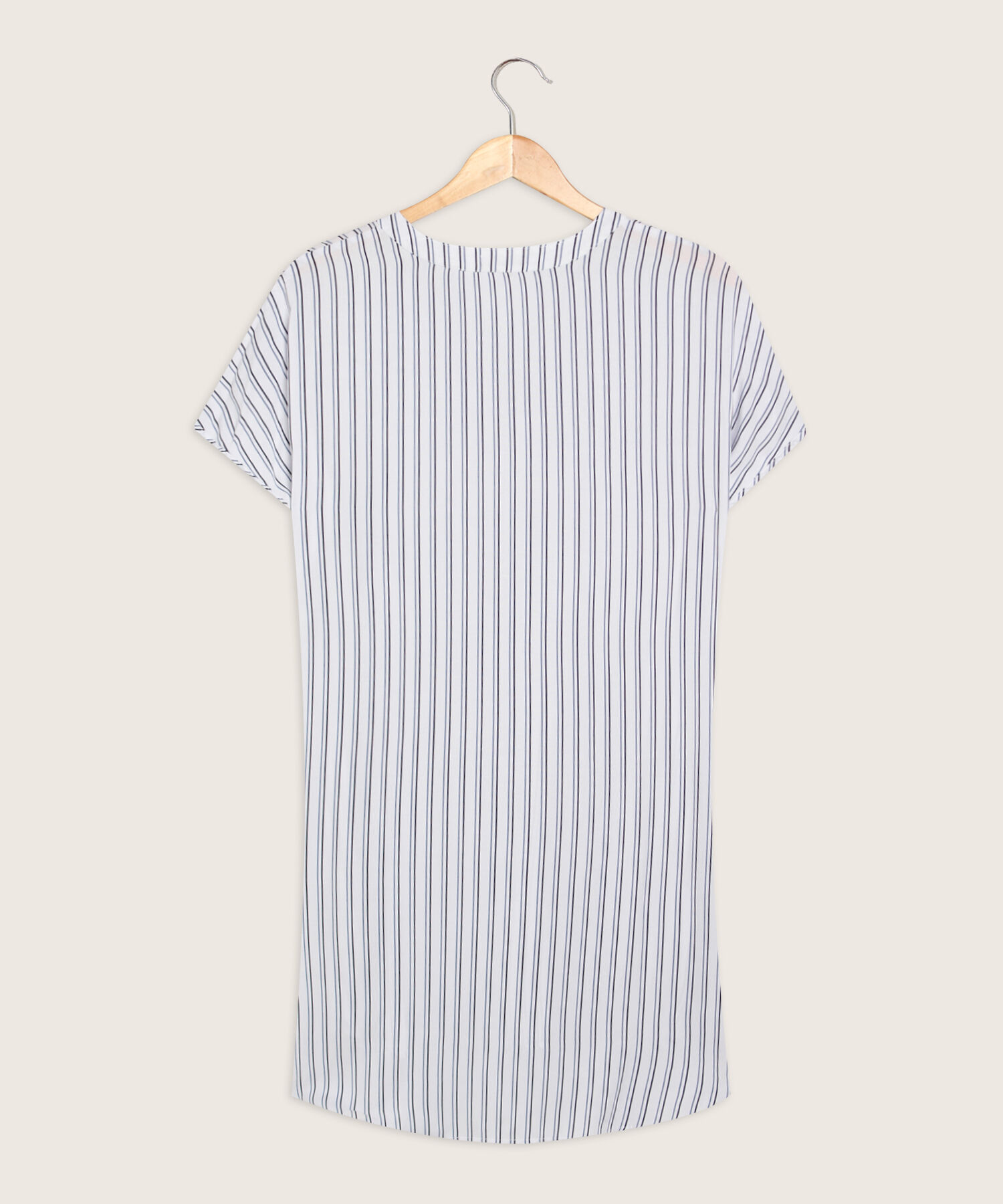 Vestido Estampado Escote en V