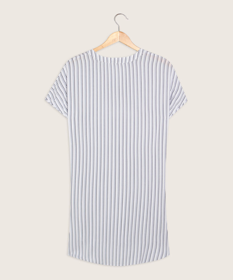 Vestido Estampado Escote en V