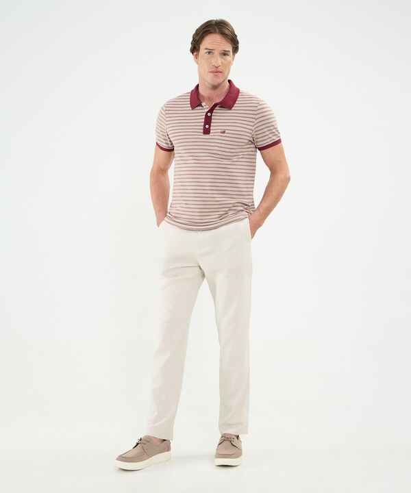 Polo Cuello Tejido Manga Corta Preteñido image number null