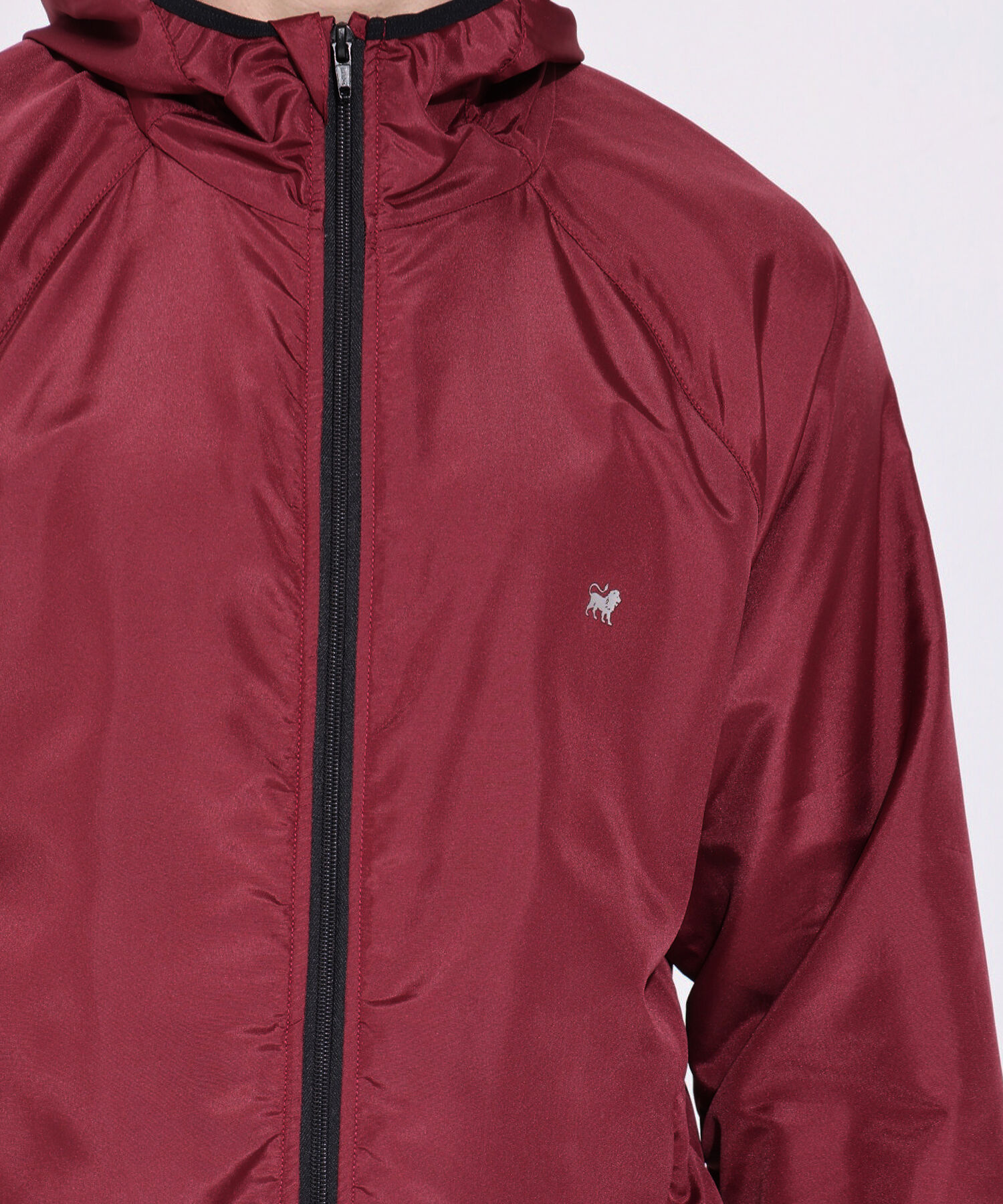 Chaqueta Deportiva Tejido Plano Unicolor, Manga Ranglan