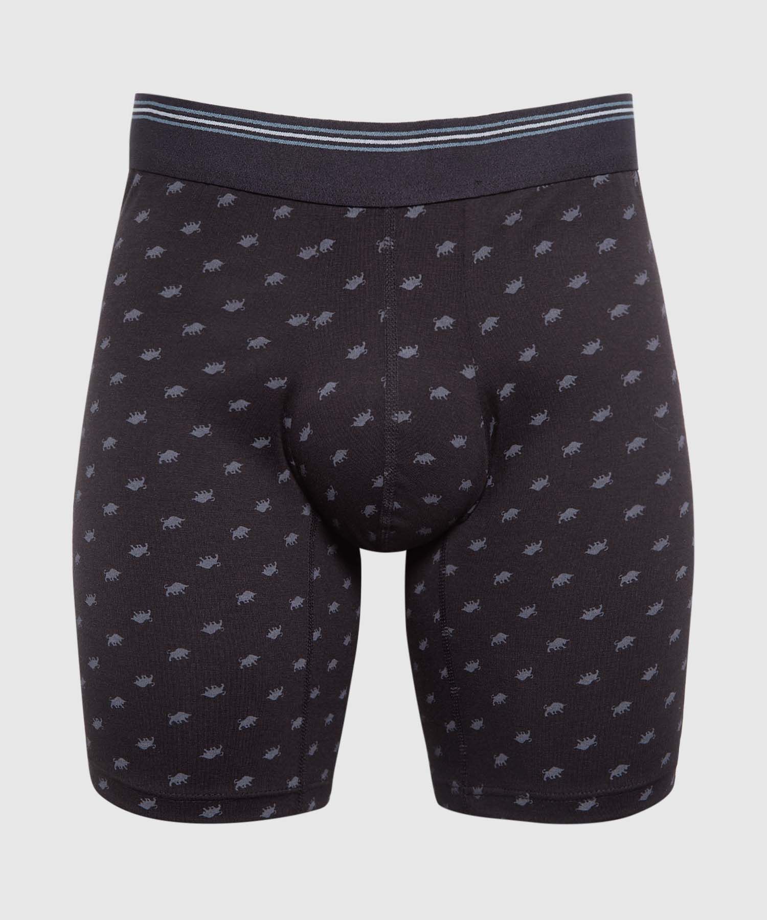 B&oacute;xer Medio Ergon&oacute;mico con Estampado para Hombre