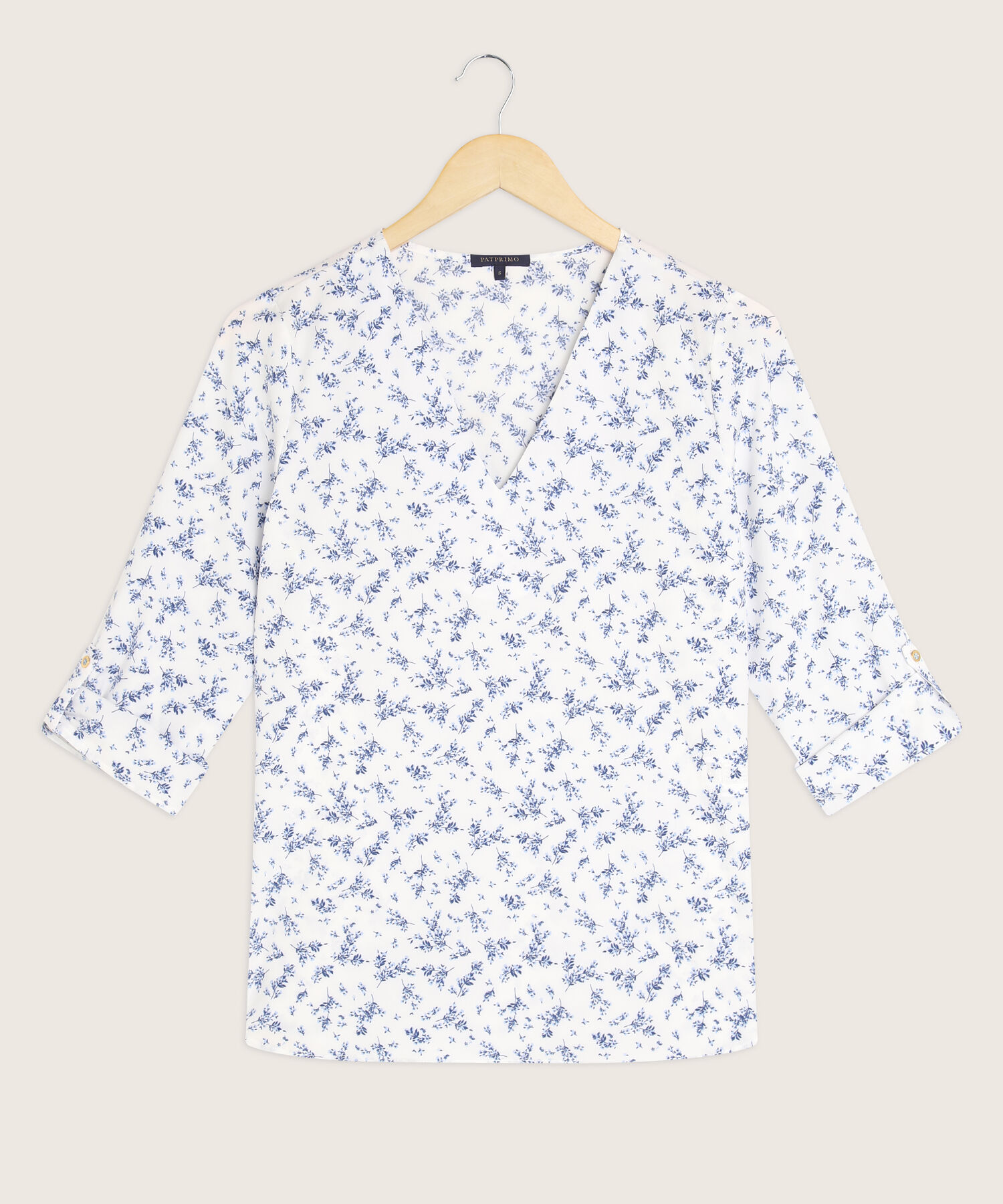 Blusa Estampada Manga ¾