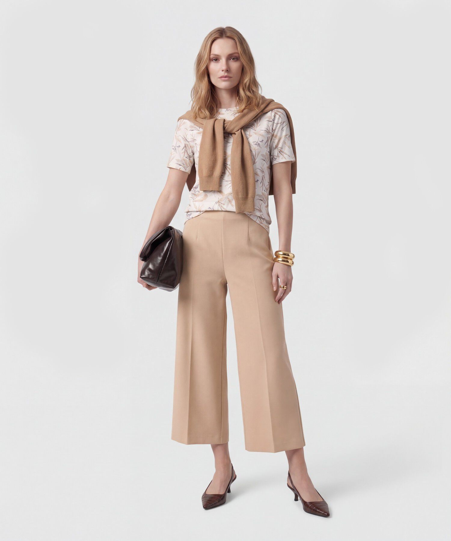 Camiseta De Cuello Cerrado Para Mujer