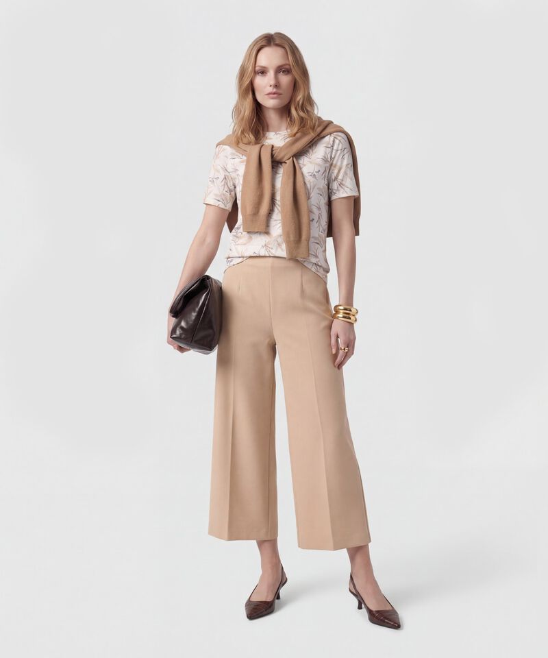 Camiseta De Cuello Cerrado Para Mujer