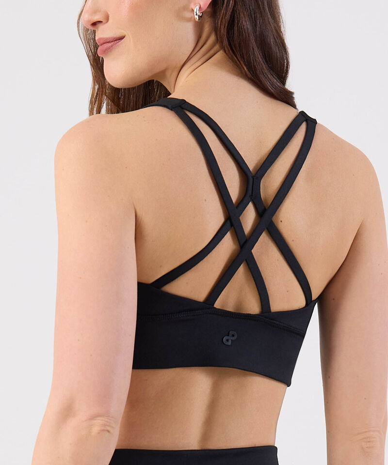 Top Espalda Cruzada Soporte Medio