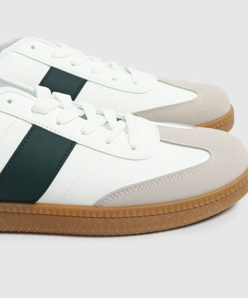 Tenis Casuales Tipo Retro de Amarrar Para Hombre