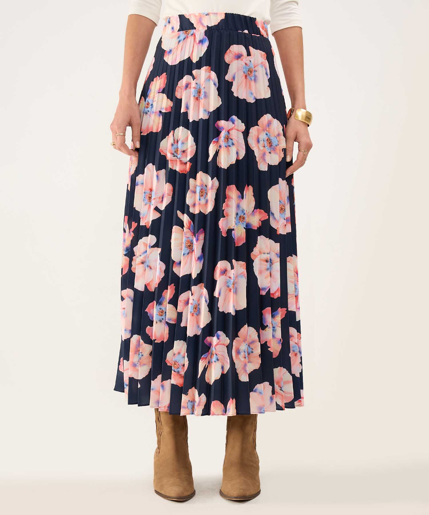 Falda Plisada Estampada