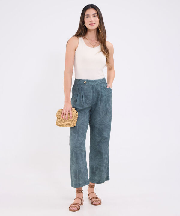 Pantalon estampado para mujer image number null