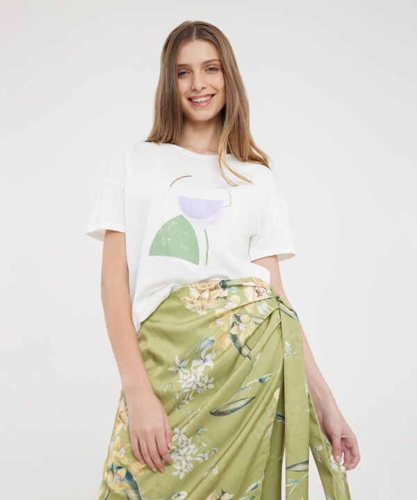 Camiseta Manga Corta Corrida Con Screen En Frente image number null