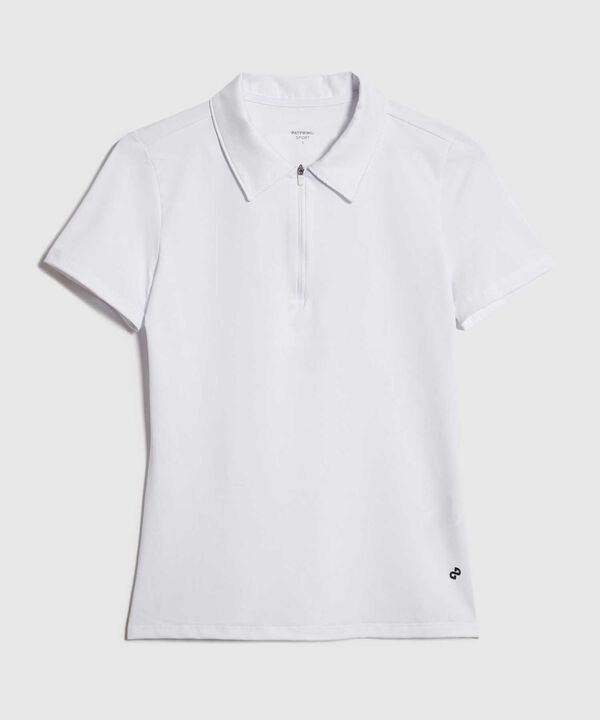 Polo Deportiva con Cierre