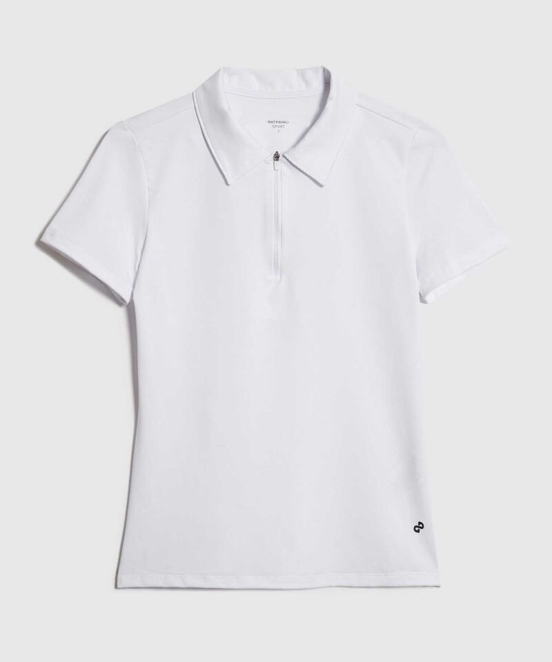 Polo Deportiva con Cierre