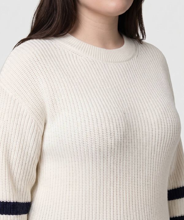 Su&eacute;ter De Punto Con Detalle De Botones Para Mujer Curvy