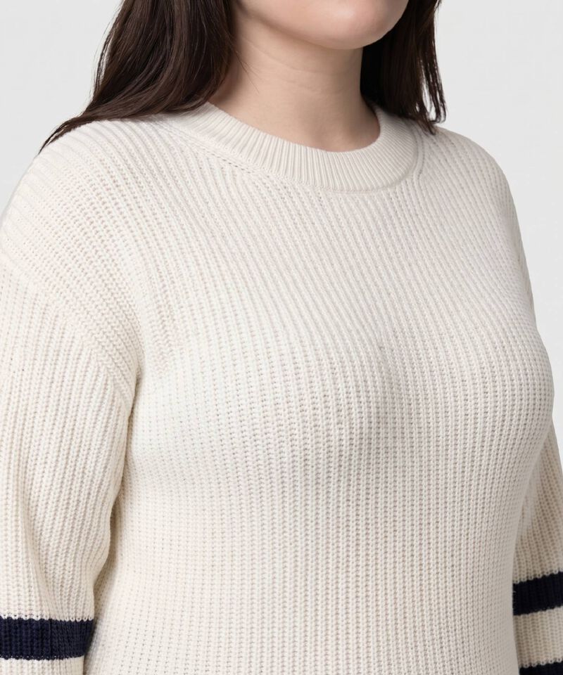 Su&eacute;ter De Punto Con Detalle De Botones Para Mujer Curvy