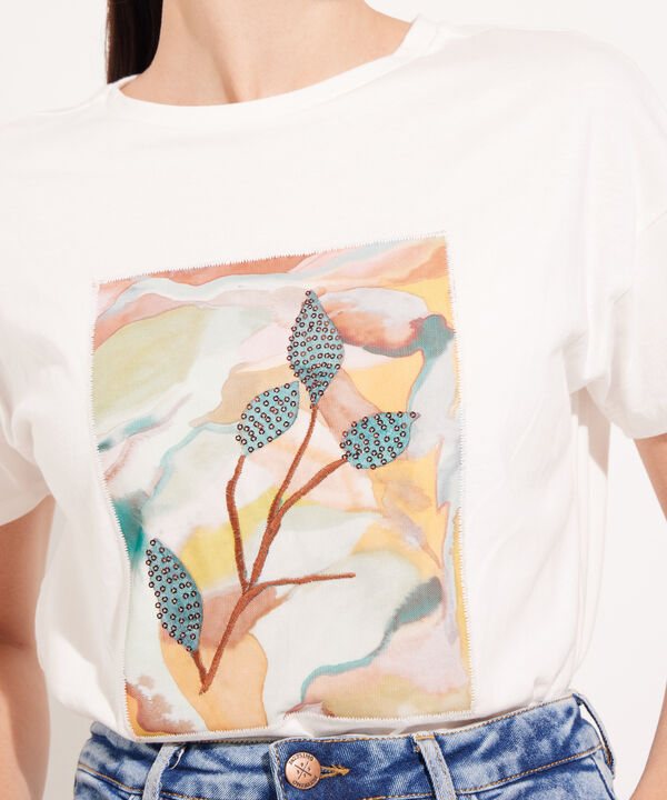 Camiseta Manga Corta Rodada Con Sublimación Sobrepuesta