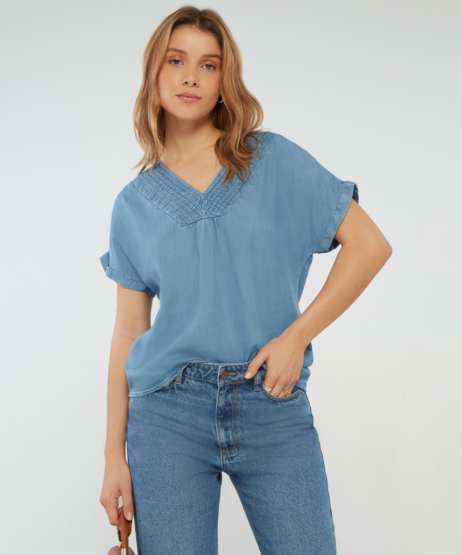Blusa Patprimo Femenino Blusa Con Manga Kimona