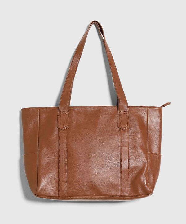 Bolso En Efecto Cuero image number null