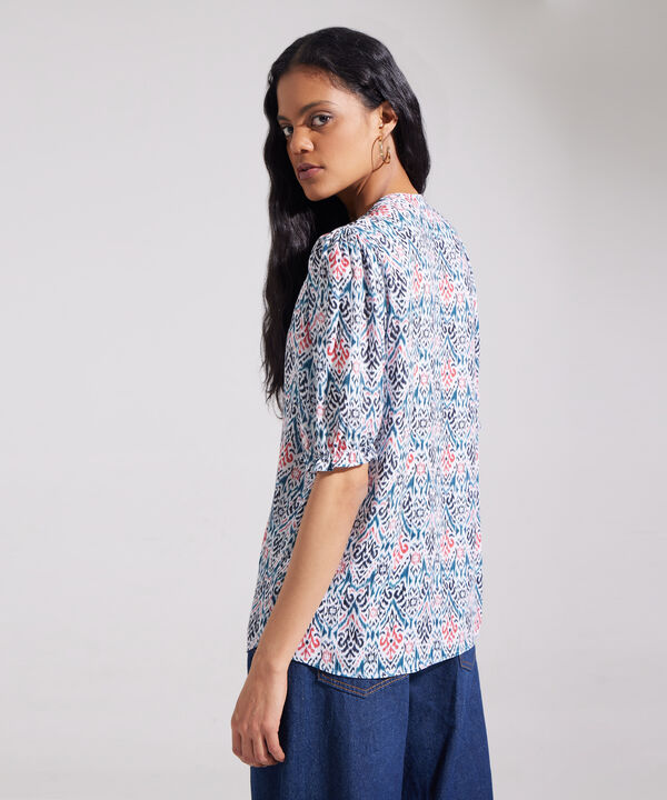 Blusa Estampada Manga Al Codo image number null