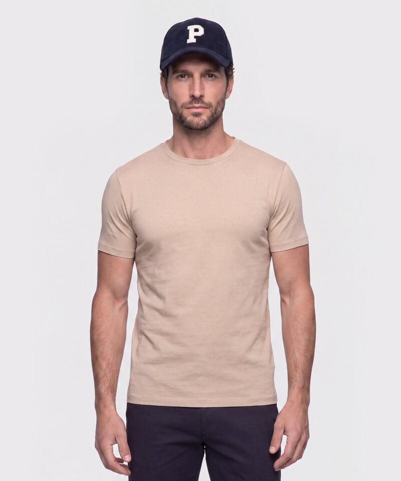 Camiseta B&aacute;sica Cuello Redondo Hombre