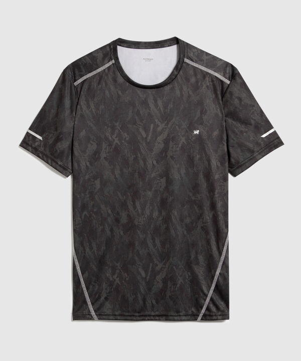 Camiseta Para Hombre, Cuello Redondo, Manga Corta Con Motivos Estampados