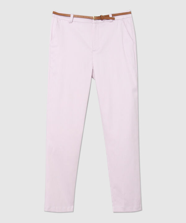 Pantalon Basico Bolsillos Diagonal