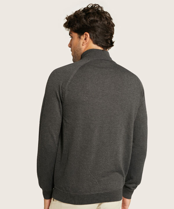 Saco Cuello Alto Con Cremallera