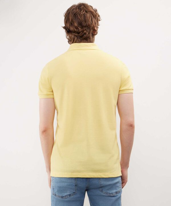 Polo Tejido Unicolor Cuello Y Puños Tejidos,Sin Bolsillo Con Hiladillo.