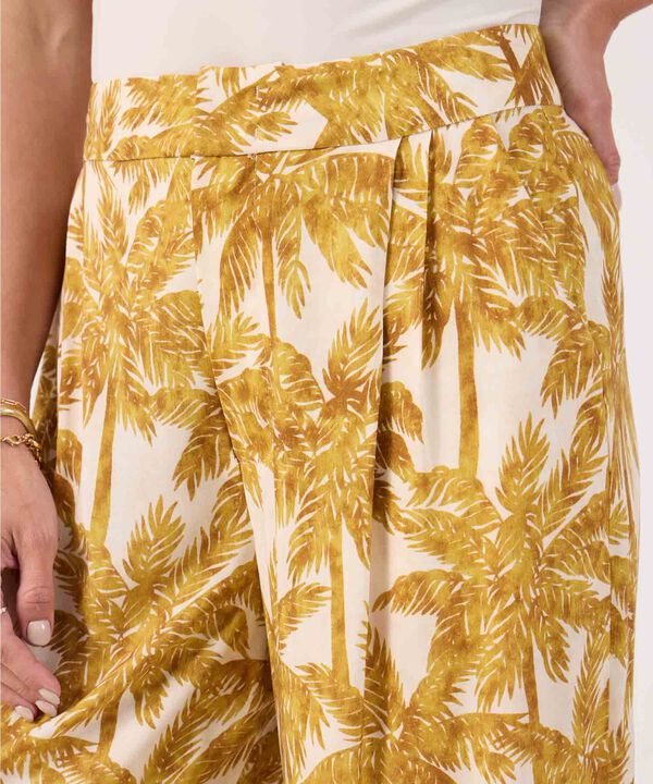 Pantalon fluido estampado  image number null