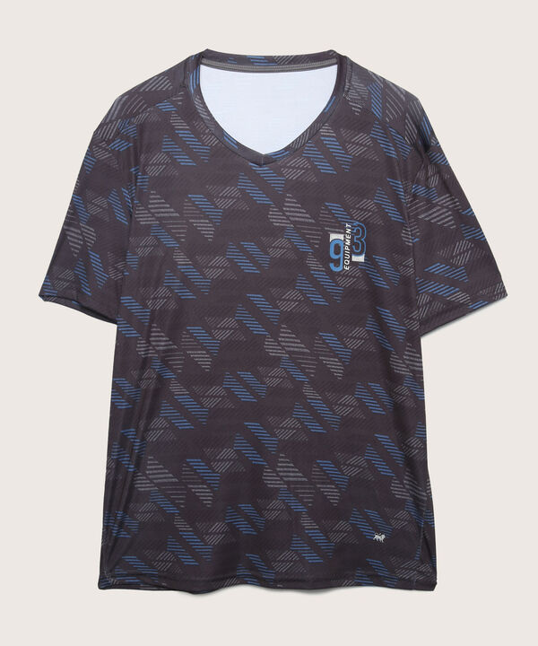 Camiseta Manga Corta, Cuello V Sublimada Con Screen image number null