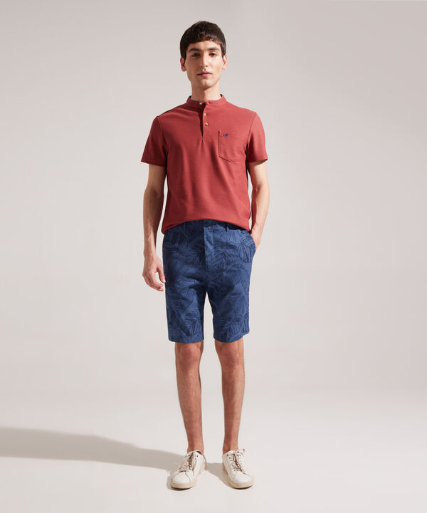 Polo Unicolor Tipo Henley