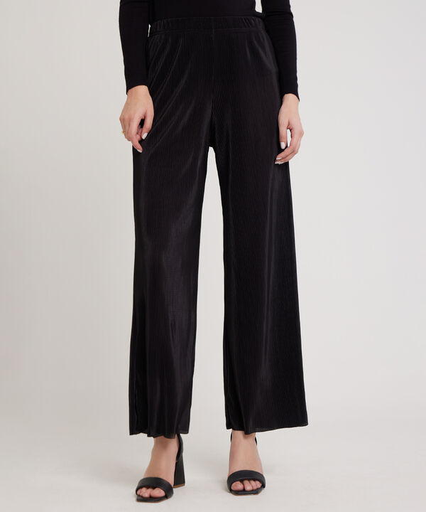 Pantalón Plizado Bota Amplia