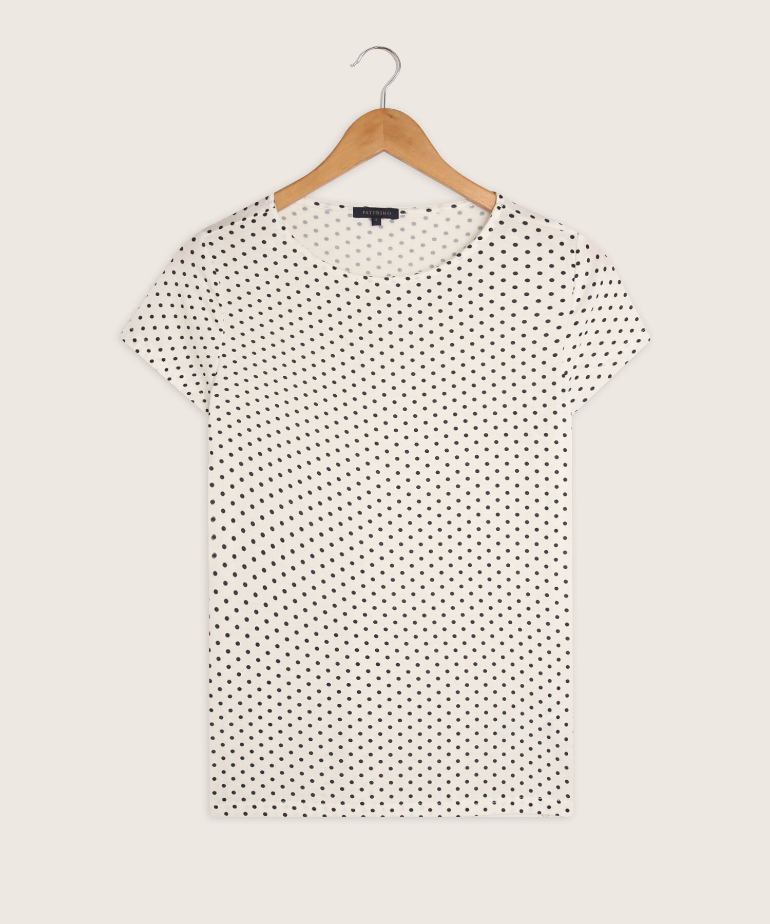 Camiseta Escote Redondo Negro