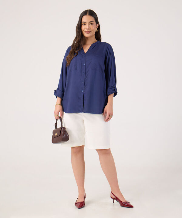 Blusa Escote En V image number null