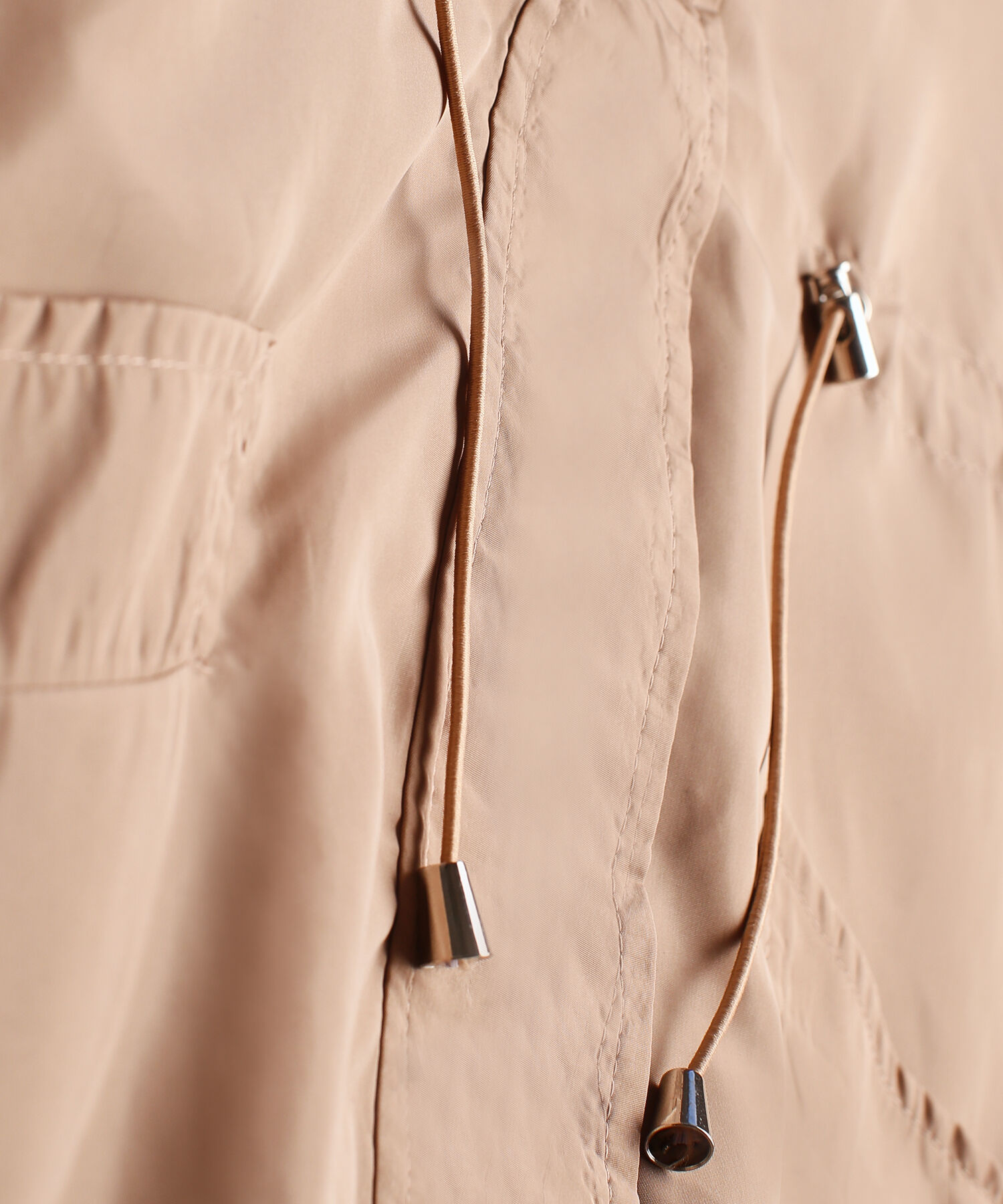 Chaqueta Impermeable Con Capucha Para Mujer Curvy