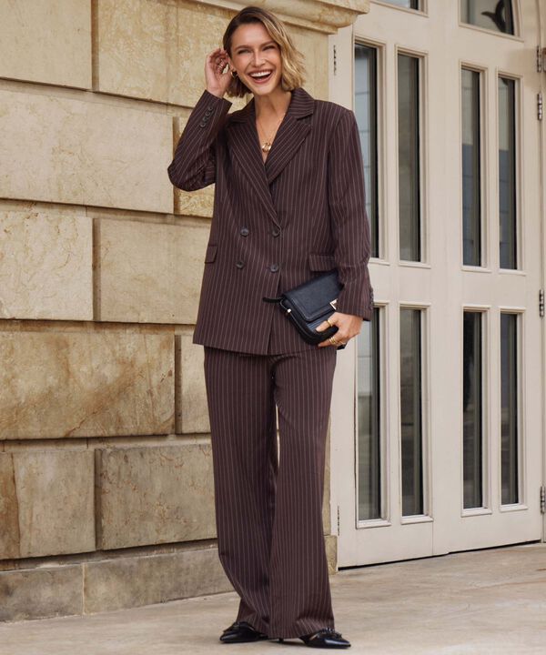 Pantal&oacute;n Sastre Bota Ancha Para Mujer