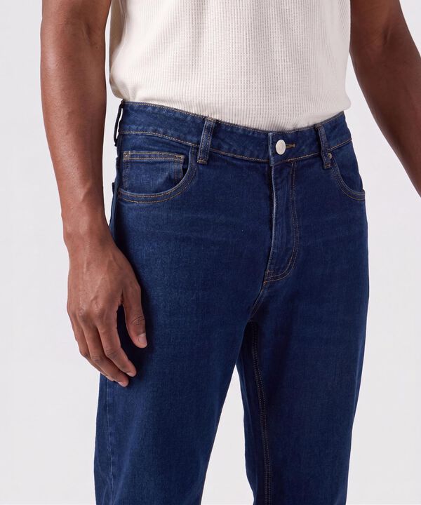 Jeans Cl&aacute;sico de Corte Recto Para Hombre