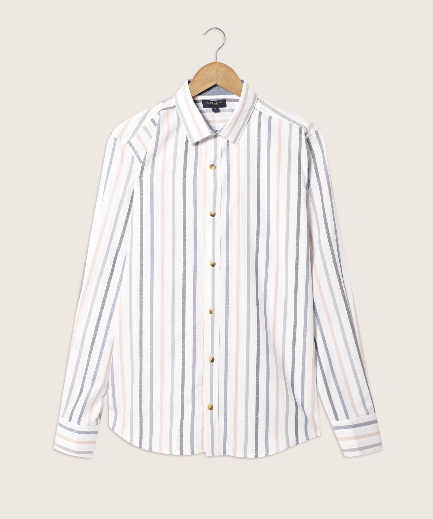 Camisa Manga Larga Preteñida