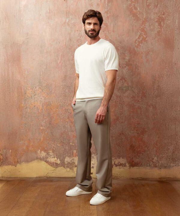 Pantalón Corte Recto Para Hombre