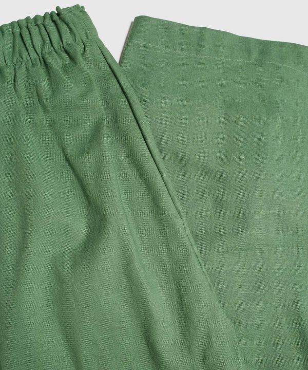 Pantal&oacute;n Fluido en Efecto Lino