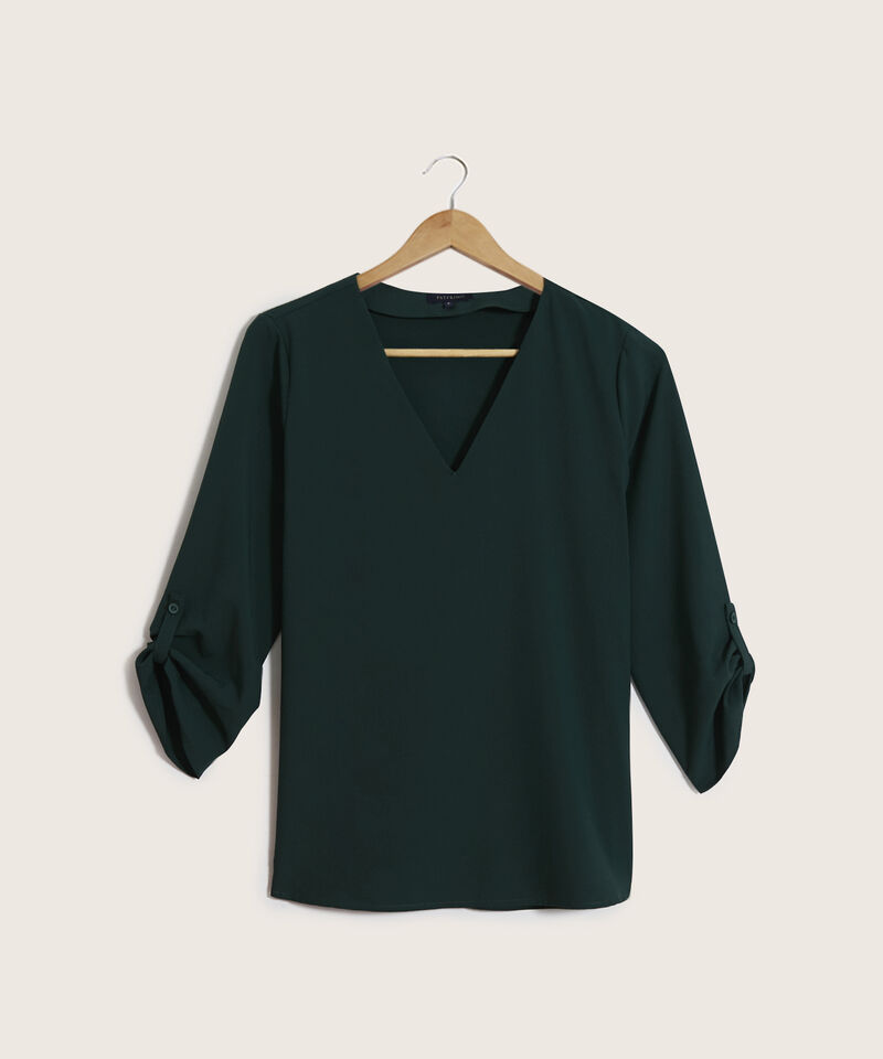 Blusa Ajuste De Manga