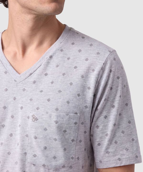 Pijama Corta con Estampado para Hombre