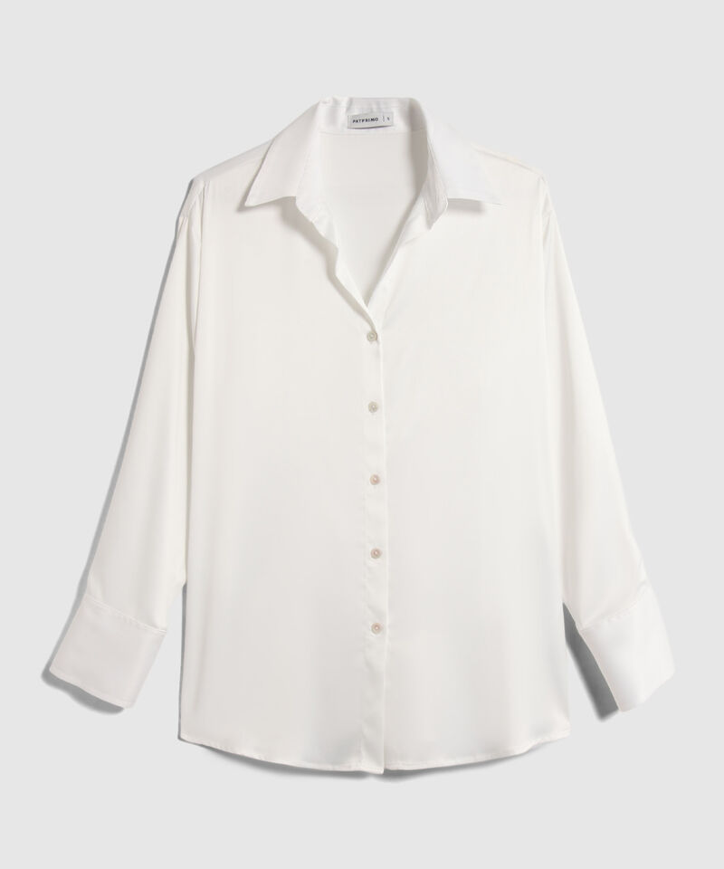 Camisa Unicolor Satinada 