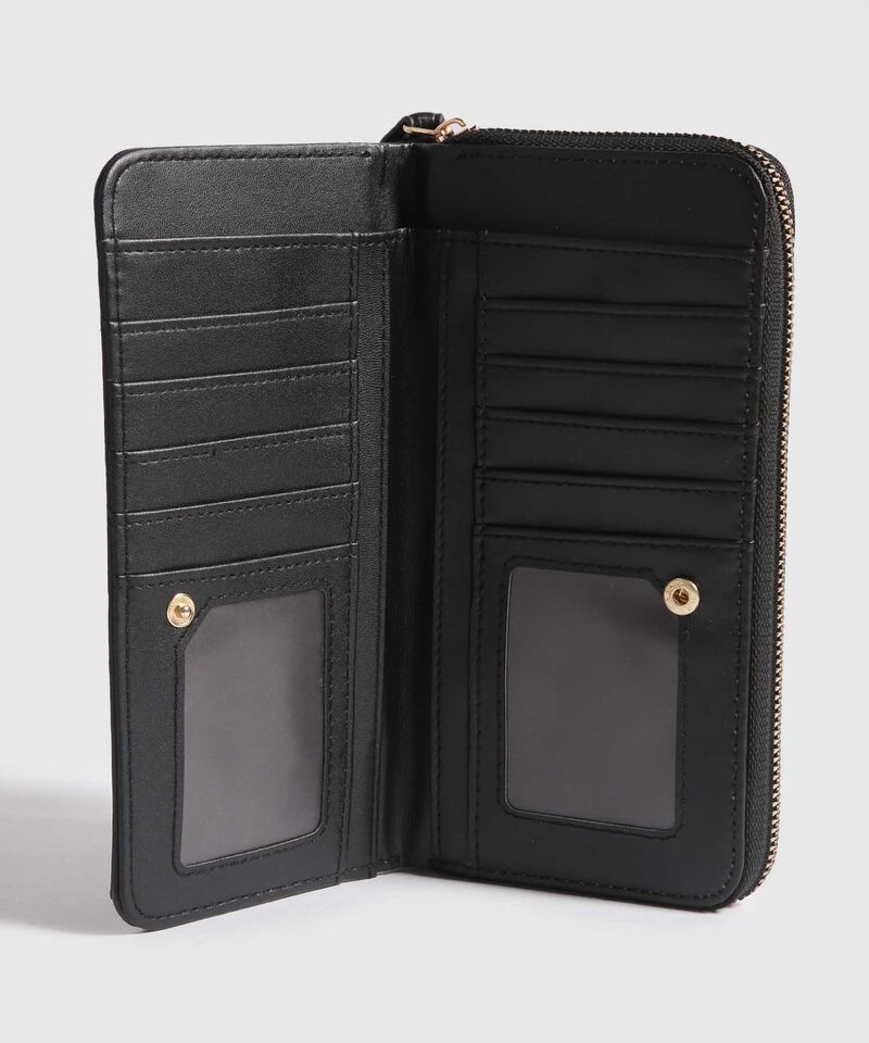 Billetera Rectangular en Efecto Cuero