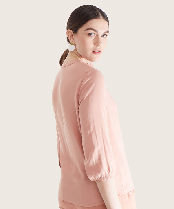 Blusa Manga 3/4 Unicolor