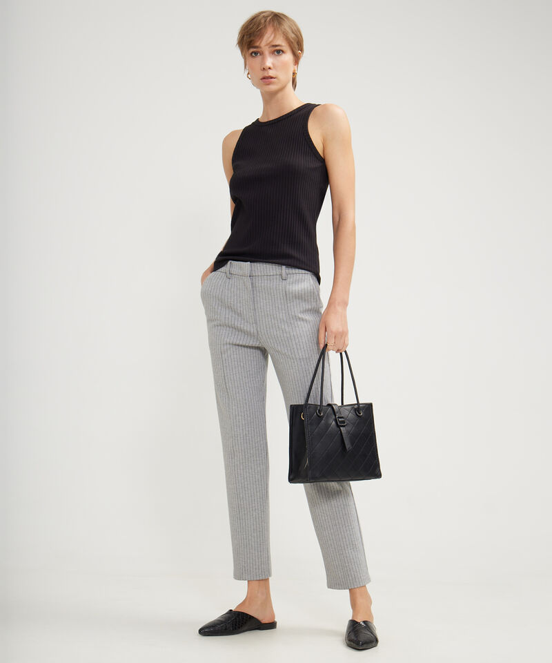 Leggins Preteñido Tipo Pantalón Con Bolsillos Laterales Y Vena En Delantero, Serena