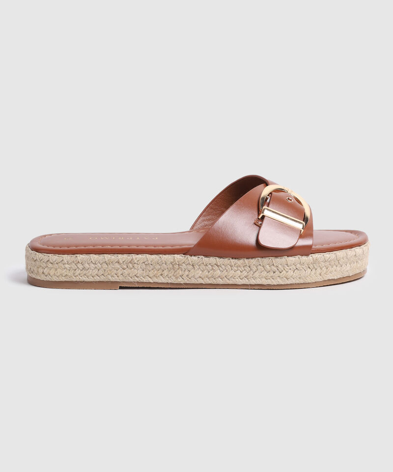Sandalias De Plataforma Con Suela De Yute Para Mujer