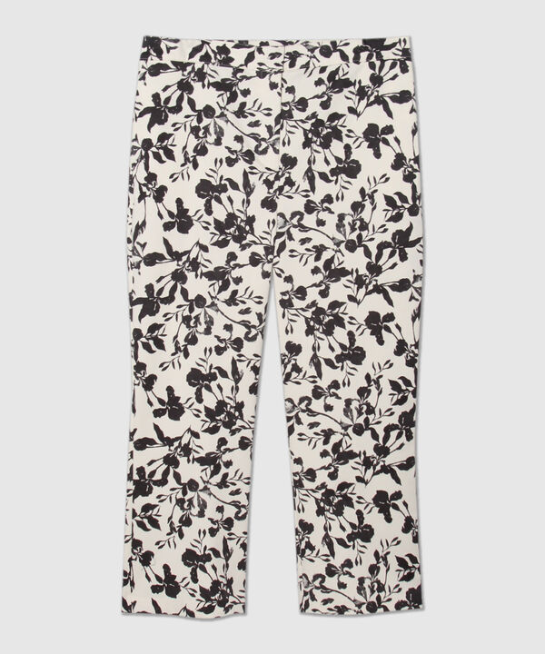 Pantalón Casual con Estampado Floral